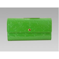 Portofel Louis Vuitton Monogram Vernis Sarah Green Tonic