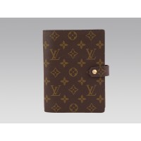 Husă pentru agendă cu inel mediu Louis Vuitton Monogram