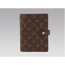 Husă pentru agendă cu inel mediu Louis Vuitton Monogram