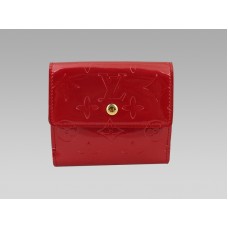 Louis Vuitton Monogram Vernis Snapped Billfold & Monede Pomme Damour