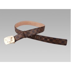 Curea Louis Vuitton Ecusson Damier Catarama Aurie