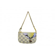 Louis Vuitton Damier Azur Mini Pochette Accesorii Illustre
