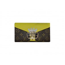 Portofel Louis Vuitton Monogram Tribal Mask Sarah galben
