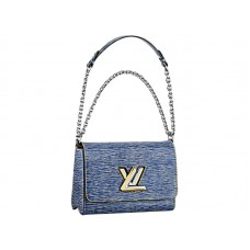 Geantă Louis Vuitton Epi Leather Twist Mm Denim Light