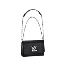 Geantă Louis Vuitton Epi Leather Twist Mm Noir