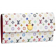 Portofel Louis Vuitton Multicolor Alb Sarah Eglantine