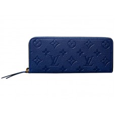 Portofel Louis Vuitton Monogram Empreinte Piele Clemence Albastru