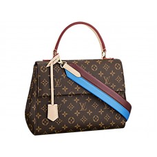 Geantă Louis Vuitton Monogram Canvas Cluny Mm Bleu Glacial