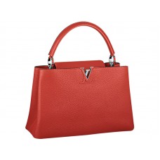 Geanta Louis Vuitton Capucines Mm Coquelicot