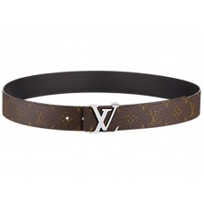 Louis Vuitton Monogram Canvas Louis Vuitton Initiales 40mm Reversibil Negru