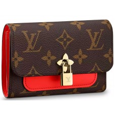 Portofel Louis Vuitton Flower Monogram Canvas Coquelicot m62567