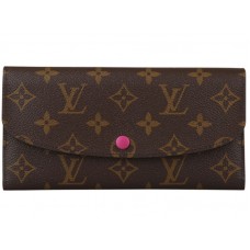 Portofel Louis Vuitton Emilie Monogram Canvas roz m41943