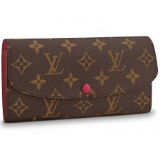 Portofel Louis Vuitton Monogram Canvas Emilie Fuchsia m60697