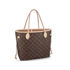 Geantă Louis Vuitton Neverfull Mm Monogram Canvas Bej m40995