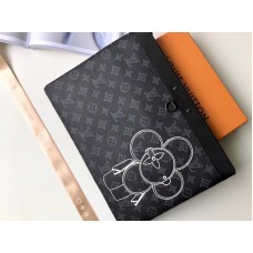 Pochette Louis Vuitton Monogram Eclipse din piele Apollo m62897