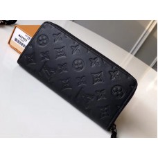 Portofel vertical Louis Vuitton Monogram Shadow din piele cu fermoar m62902