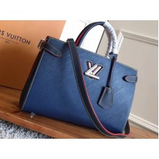 Geantă Louis Vuitton Epi Leather Twist Tote Indigo m54980