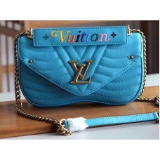 Geantă Louis Vuitton New Wave din piele cu lanț Mm m51946
