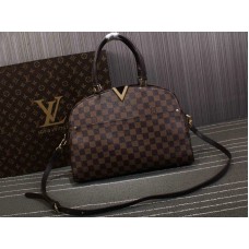 Geanta de bowling Kensington din pânză Damier Ebene Louis Vuitton n41505-De