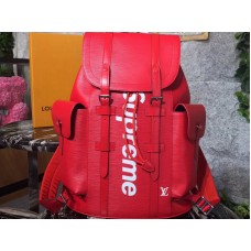 Rucsac Louis Vuitton X Supreme Christopher Epi Pm Roșu