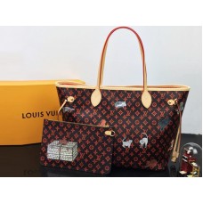 Geantă Louis Vuitton Transformed Monogram Neverfull Mm Catogram m44441