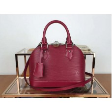 Geantă Louis Vuitton Epi Leather Alma Bb Bordeaux m40862