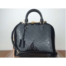 Louis Vuitton Monogram Vernis Alma PM Black m91611