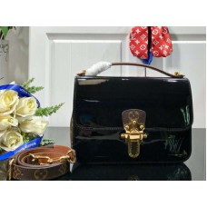 Geantă Louis Vuitton Miroir Vernis din piele patentată Cherrywood BB Negru m51952