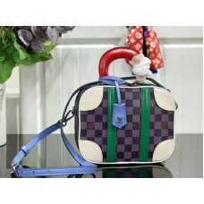 Louis Vuitton Damier Mini Bagaj Gri m44582