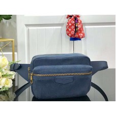 Geantă Louis Vuitton Monogram Denim Outdoor Borsă Bleumarin M44741