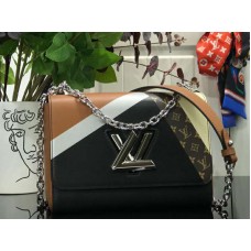 Geantă Louis Vuitton Epi Leather Twist Mm Noir Tan m50281