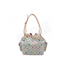 Louis Vuitton Multicolor Alb Petit Noe