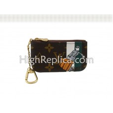 Pochette Louis Vuitton Monogram Groom Cles Green