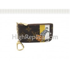 Geantă Louis Vuitton Monogram Groom Pochette Cles Galbenă
