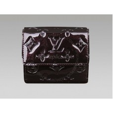 Louis Vuitton Monogram Vernis Snapped Billfold & Portmonete Amarante